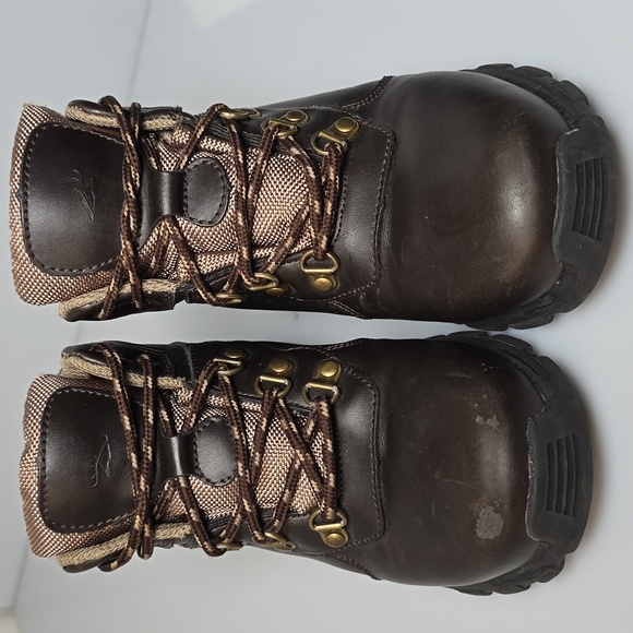 Deer Stags Gorp Hiking Boots Boys Size 1.5M Brown Thinsulate Insulation Leather - Picture 4 of 16